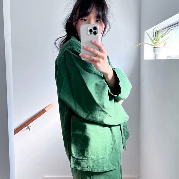 Women's Meals Kale Green Chore Forager Jacket - Picture 3 of 11